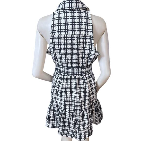 Anthropologie Maeve Plaid Retro MIni Dress Collared Coastal 12 - Picture 3 of 12